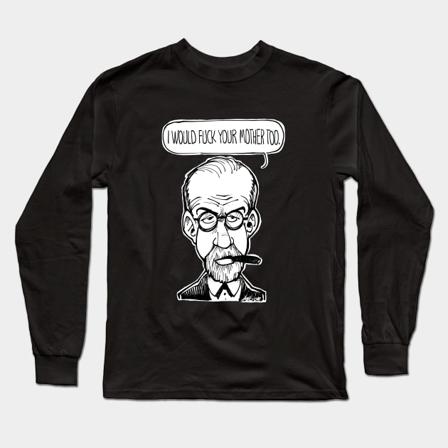 Psychoanalysis explained Long Sleeve T-Shirt by Albo